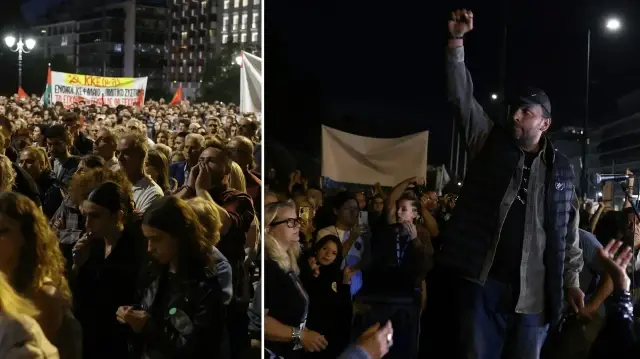 Yunanistan’da 2 yıl önce yaşanan tren kazasının sorumlularının bulunması için eylem yapıldı