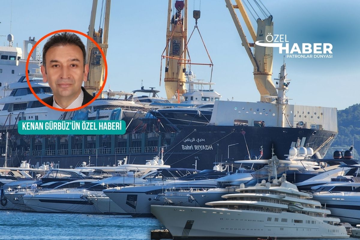 Arap milyarderlerin lüks yatları, bir gemiyle Marmaris’e bakıma getirildi