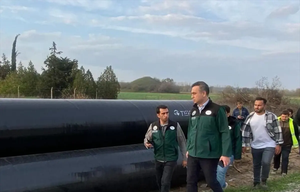 Edirne’ye Su Verilecek Proje Devam Ediyor