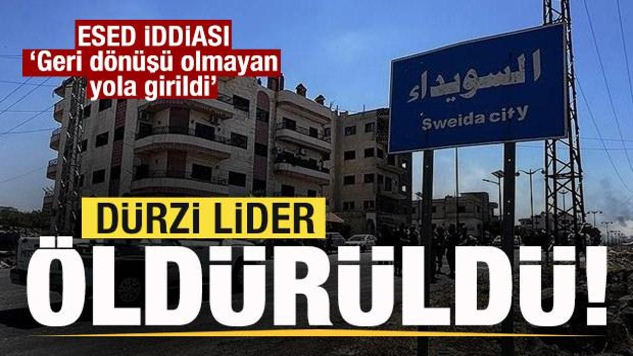 Son dakika: Suriye’de Dürzi lider öldürüldü! ‘Esed’ iddiası
