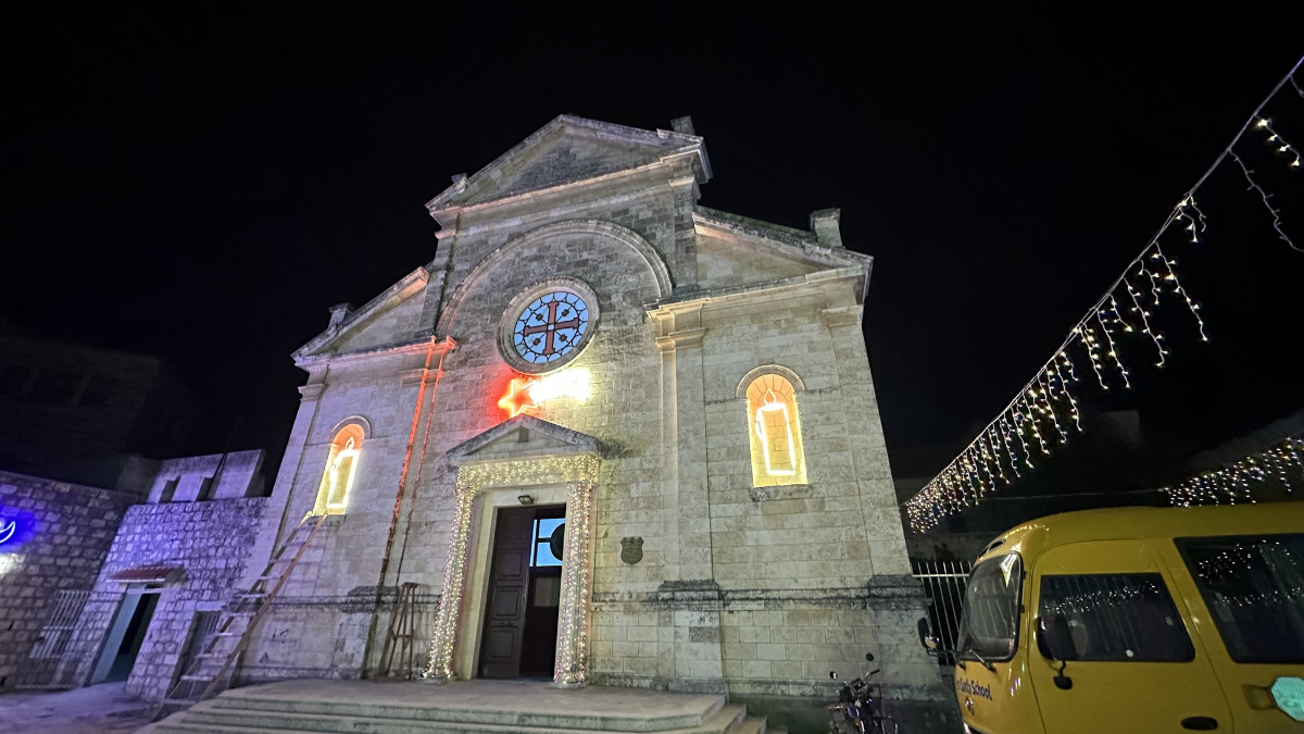 Suriyeli Hristiyanlar, Noel için sokakları süsledi