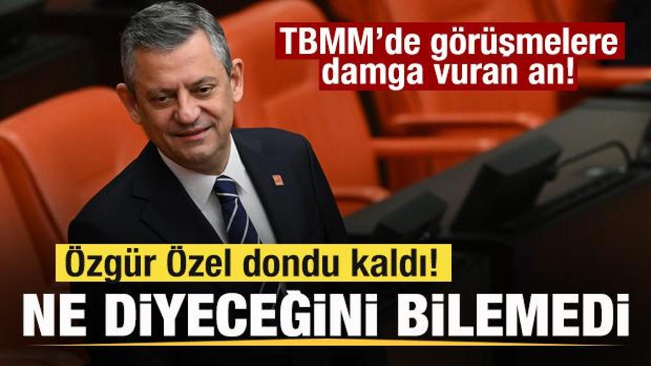 TBMM’de Özgür Özel’i zora sokan soru! Ne diyeceğini bilemedi! Görüşmelere damgasını vurdu!