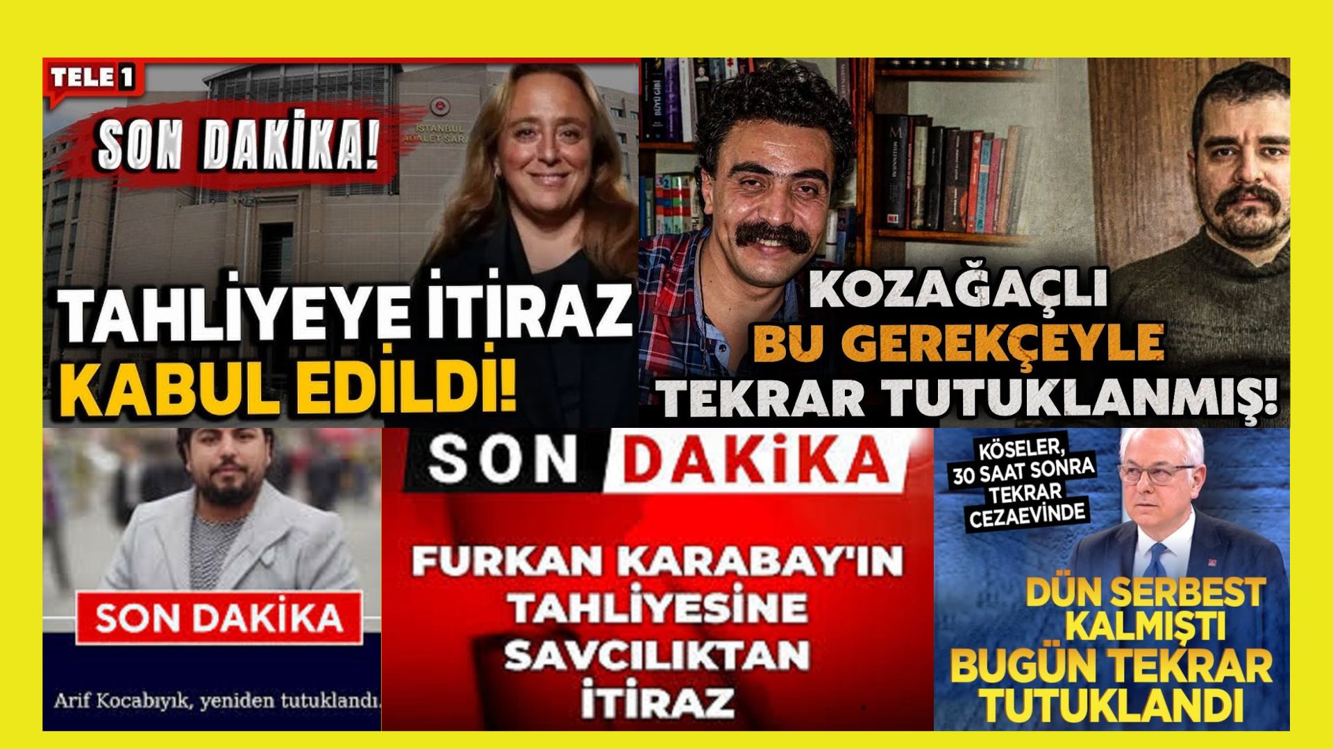 Yeniden tutuklamalar: “Kanuna uygun olması, hukuki demek değil”
