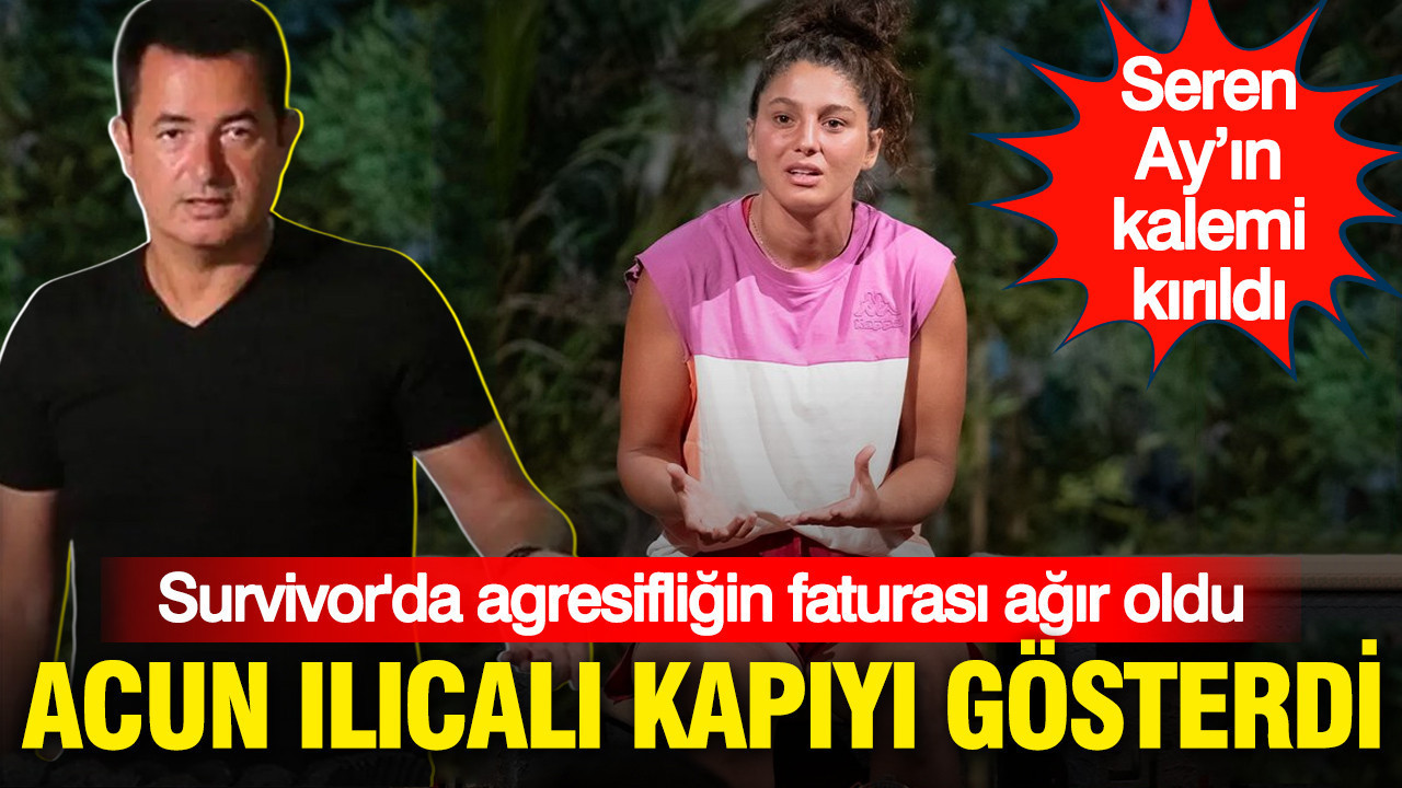 Survivor’da Şok Gelişme: Acun Ilıcalı Agresiflik Nedeniyle Bir Yarışmacıyı Diskalifiye Etti